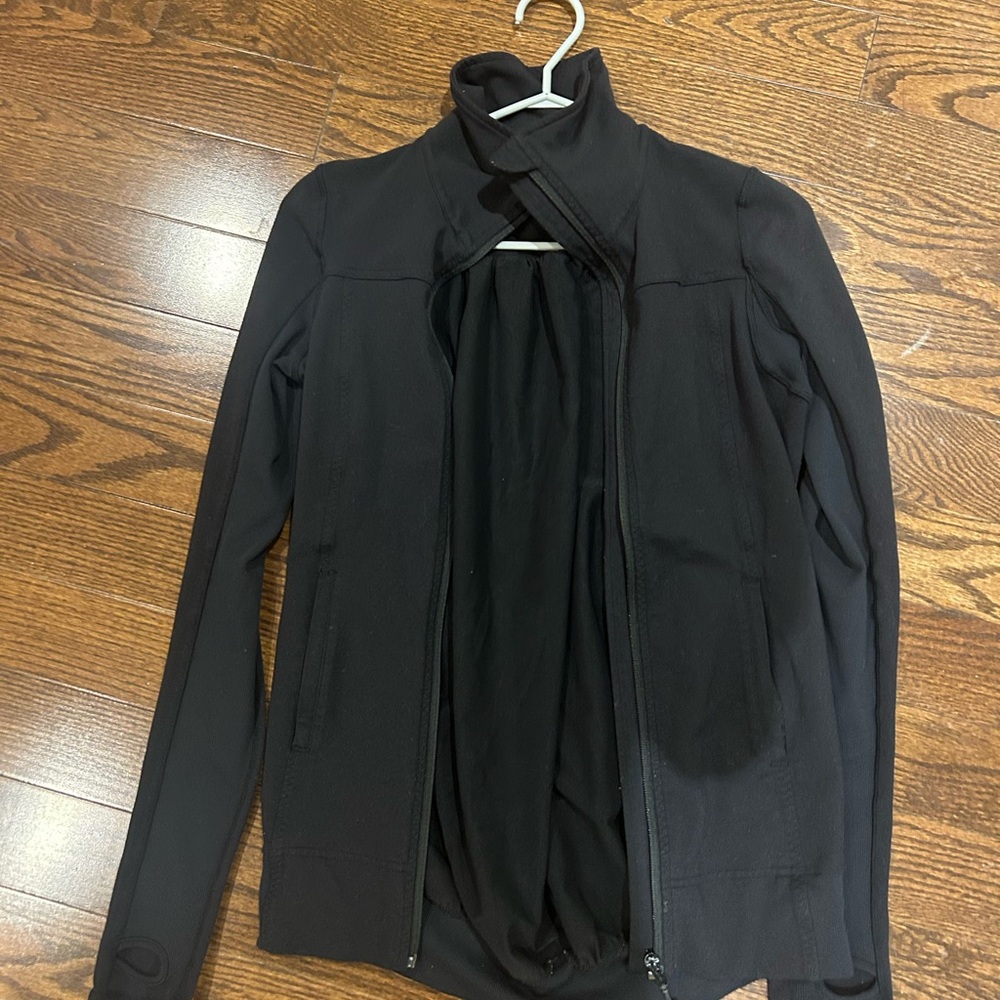 Lululemon Athletica Black Zip-Up Jacket